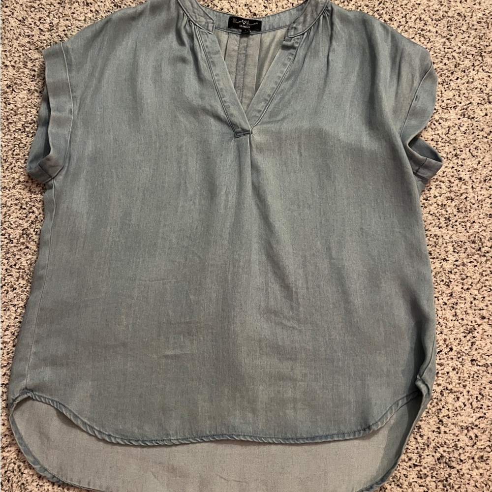 Velvet Heart Light Blue Blouse